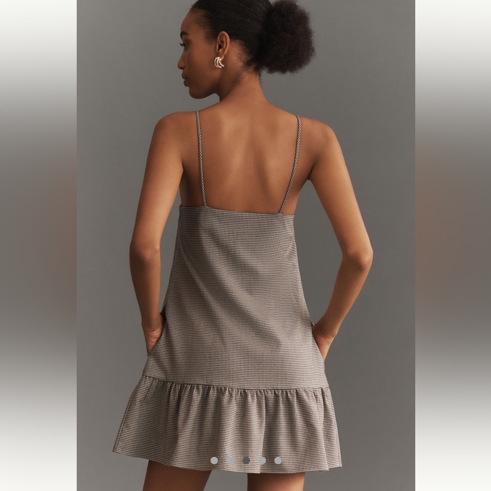 Maeve Square-Neck Shift Mini Dress - image 2